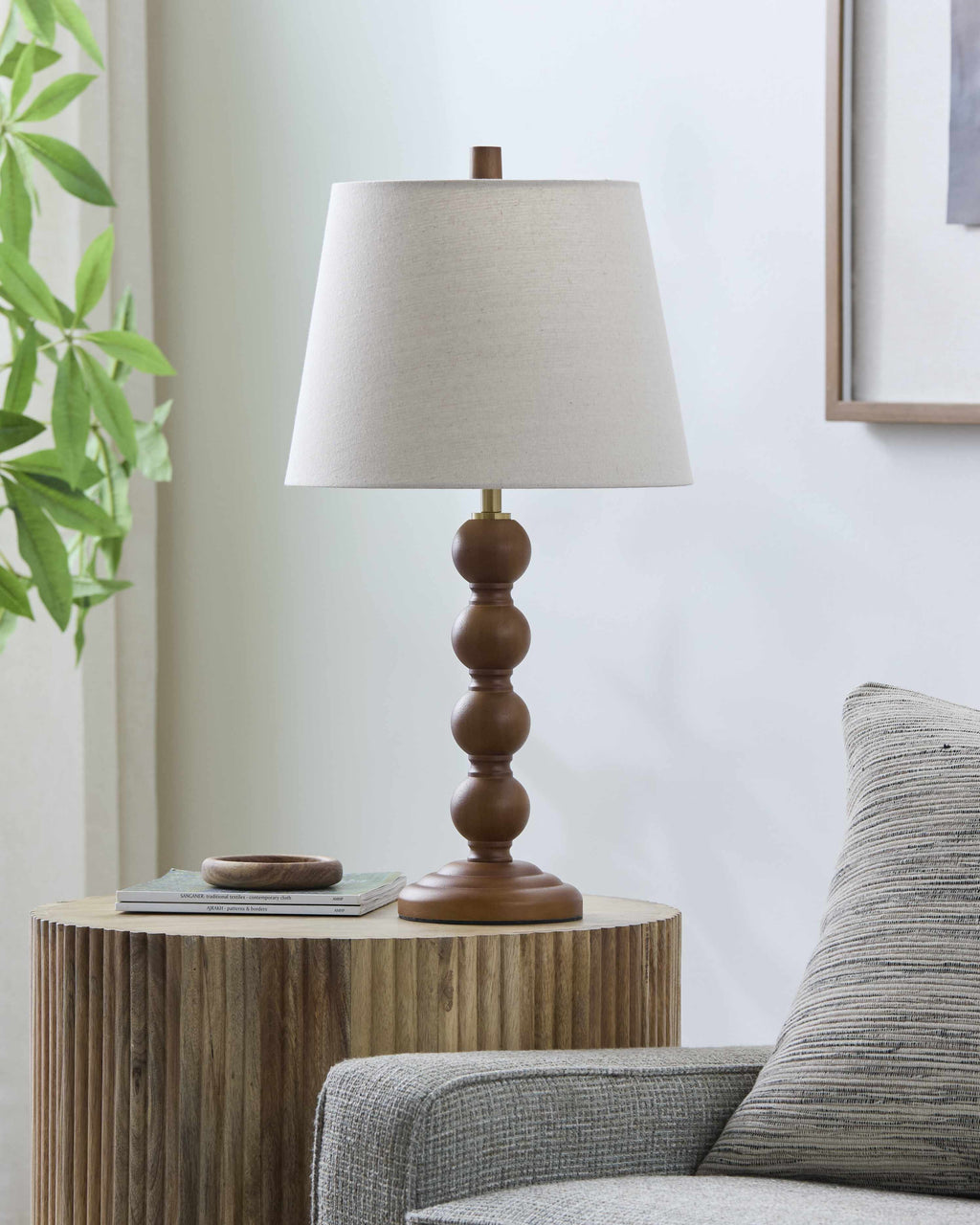 Cremenaga Dark Brown Table Lamp