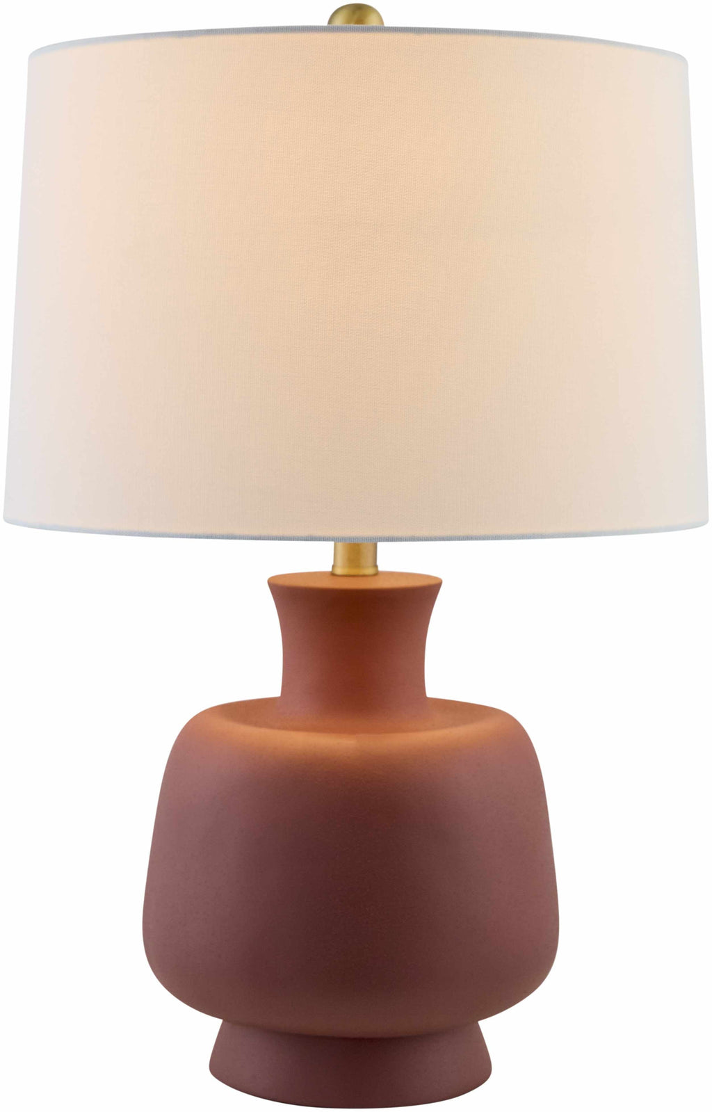 Gifflenga Brick Red Table Lamp