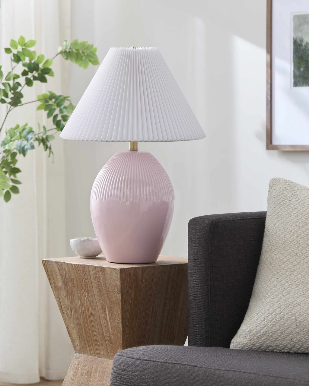 Lechbruck White Table Lamp