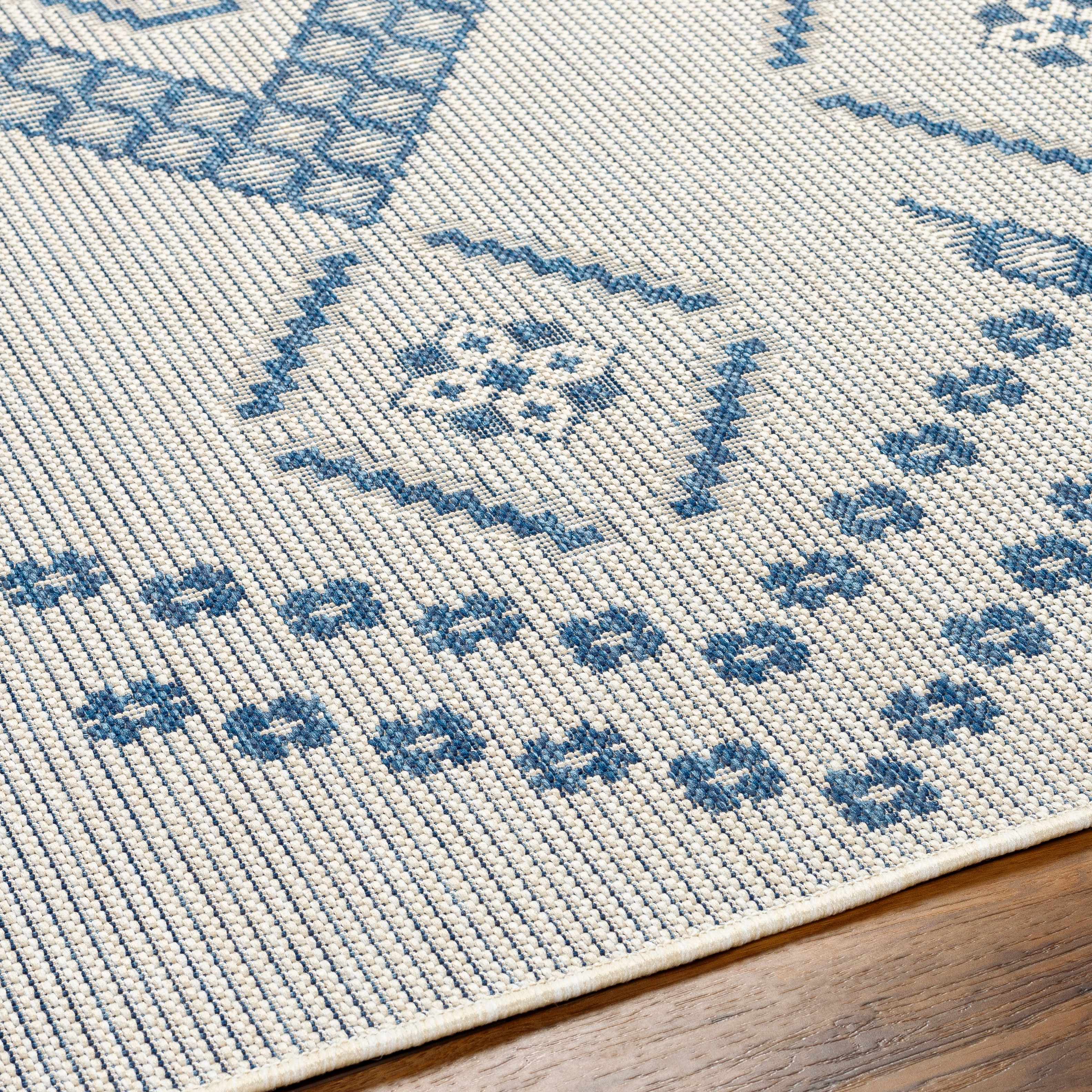 Helga Blue Area Rug - Clearance